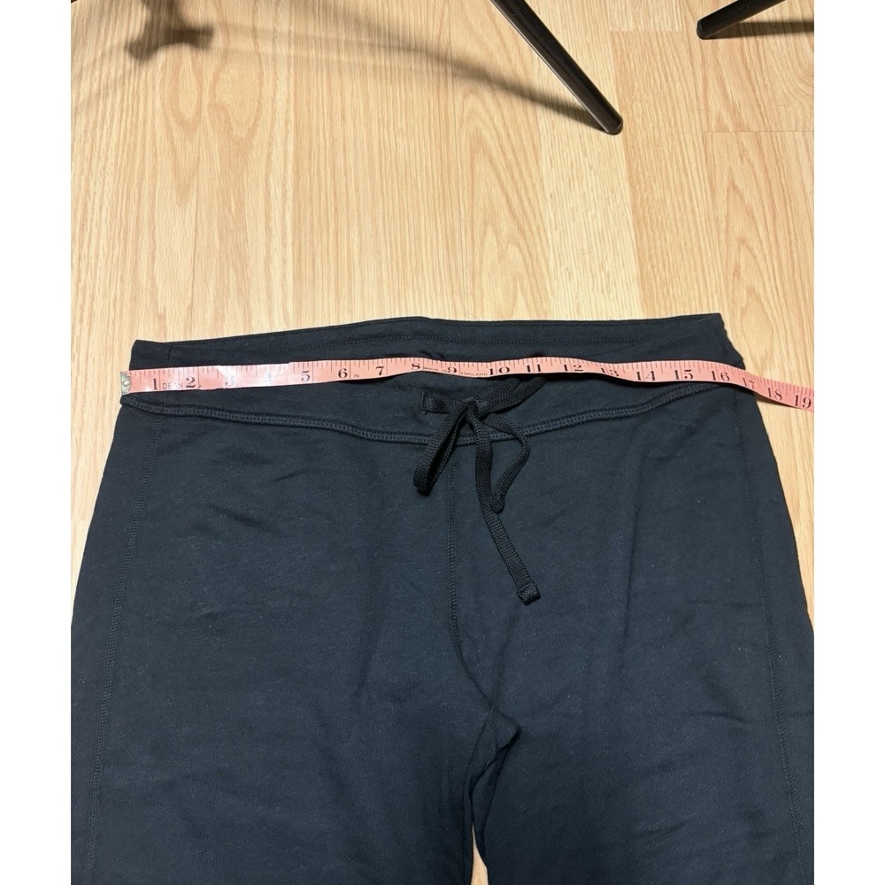 James Perse Standard Black Women's Sz 3 (L) Sweatpants Mid Rise Lounge Pants - Picture 4 of 8
